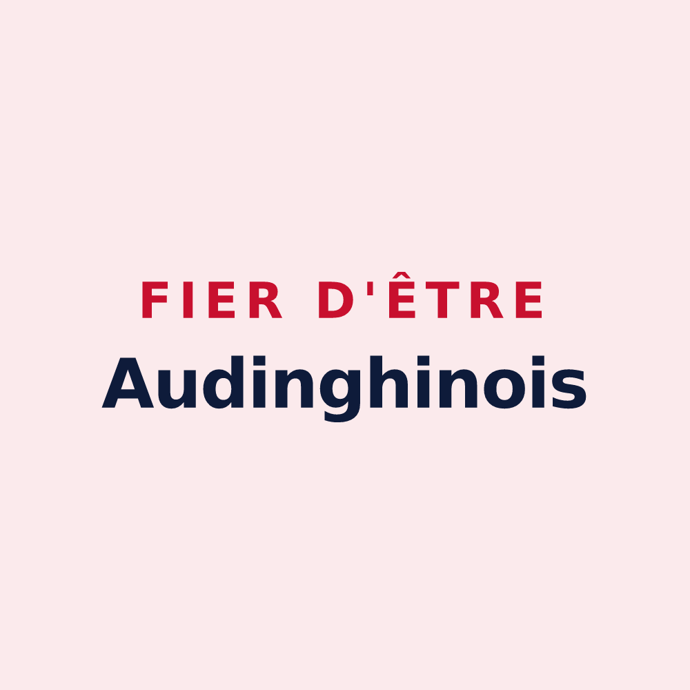 Magnet « Fier d'être Audinghinois » — design pour Audinghen