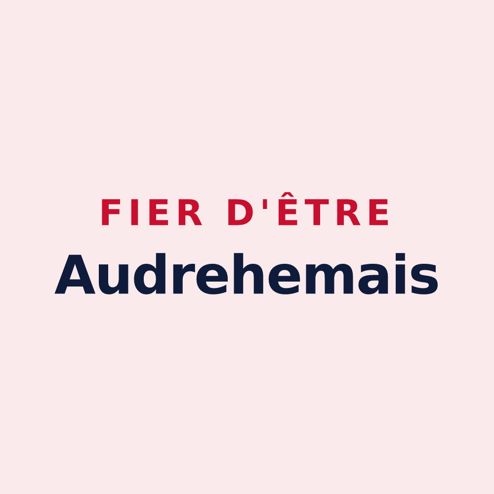 Magnet « Fier d'être Audrehemais » — design pour Audrehem