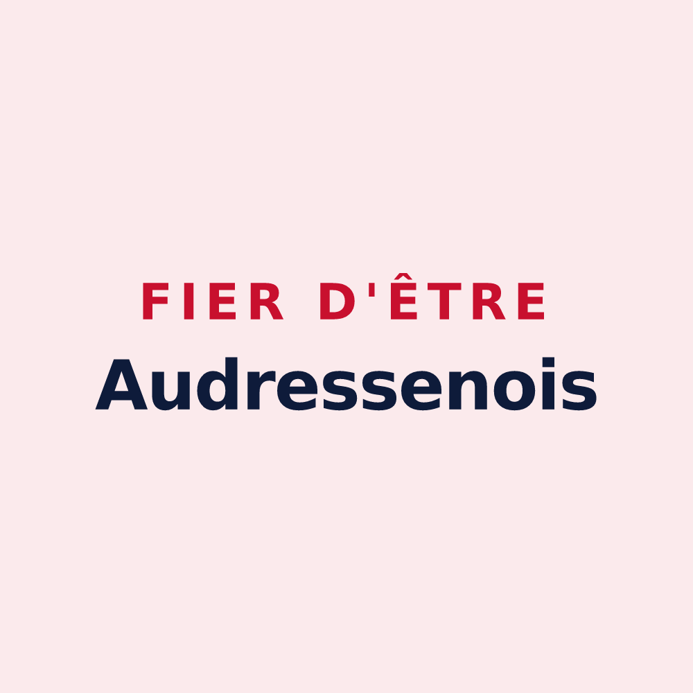 Magnet « Fier d'être Audressenois » — design pour Audressein