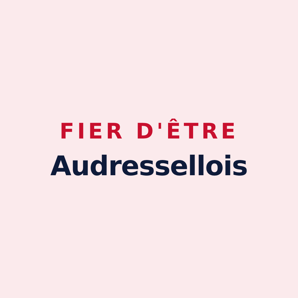 Magnet « Fier d'être Audressellois » — design pour Audresselles
