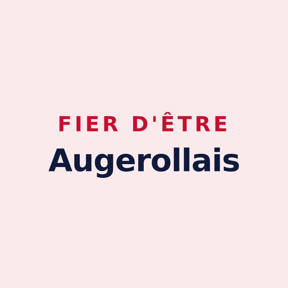 Magnet « Fier d'être Augerollais » — design pour Augerolles