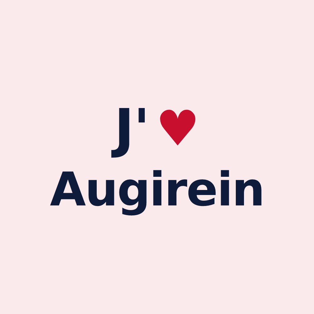 Magnet personnalisé Augirein — design J'aime Augirein