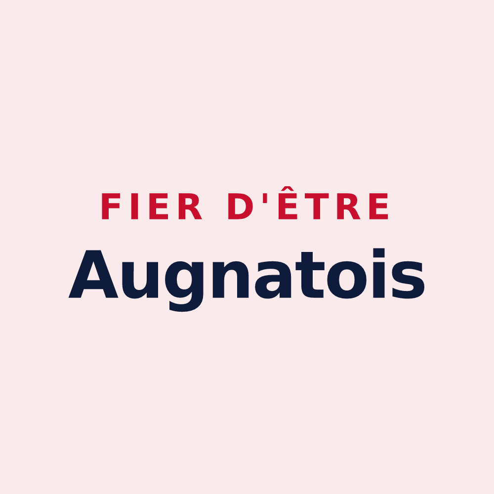 Magnet « Fier d'être Augnatois » — design pour Augnat