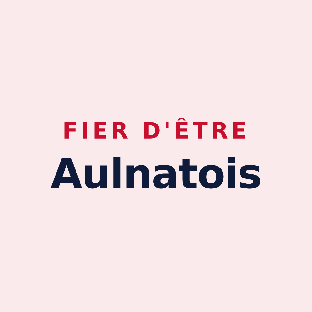 Magnet « Fier d'être Aulnatois » — design pour Aulnat