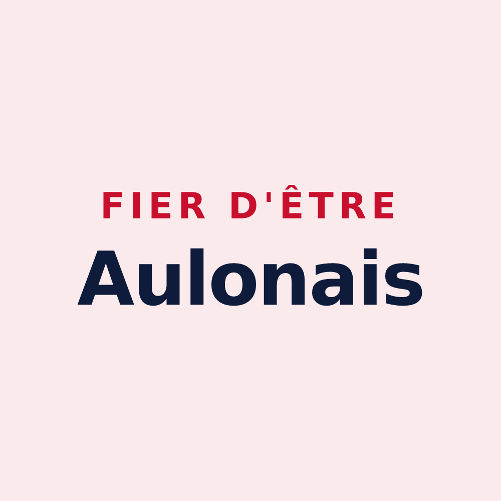 Magnet « Fier d'être Aulonais » — design pour Aulon