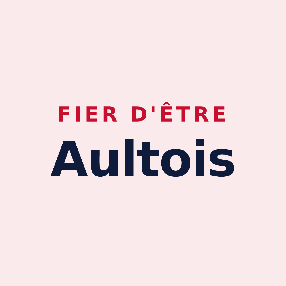 Magnet « Fier d'être Aultois » — design pour Ault