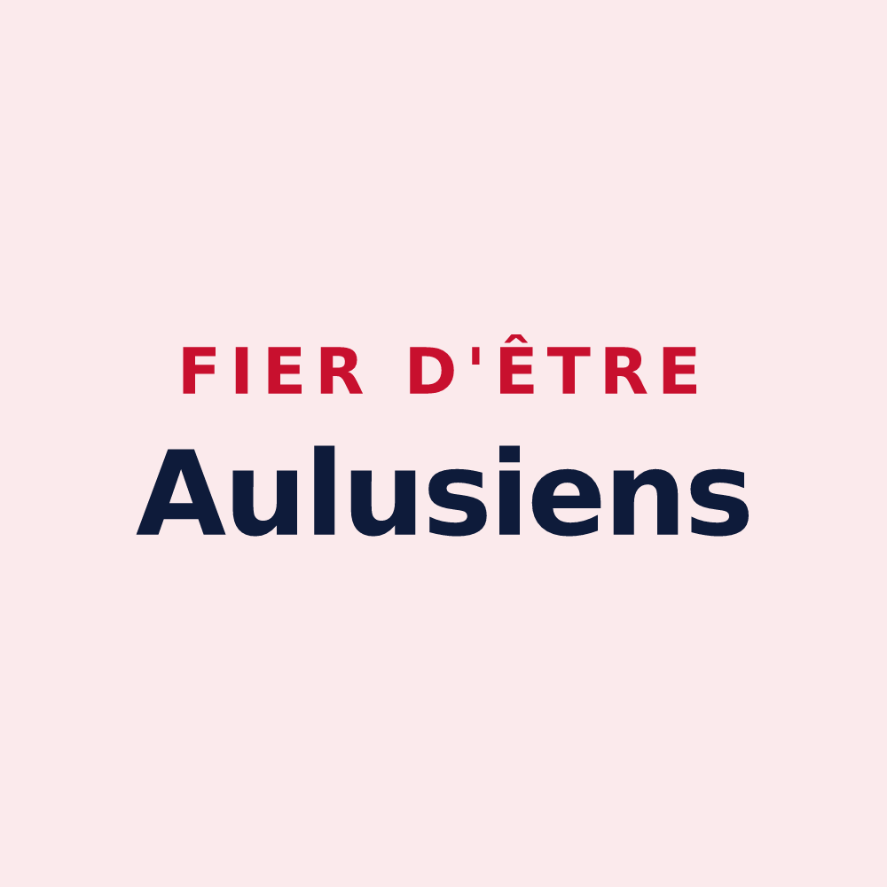 Magnet « Fier d'être Aulusiens » — design pour Aulus-les-Bains