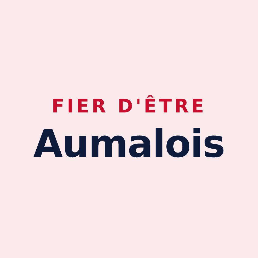 Magnet « Fier d'être Aumalois » — design pour Aumale