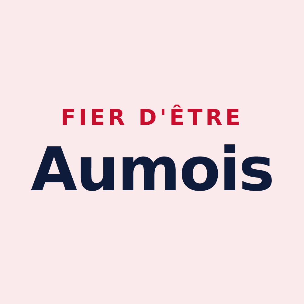 Magnet « Fier d'être Aumois » — design pour Aumes