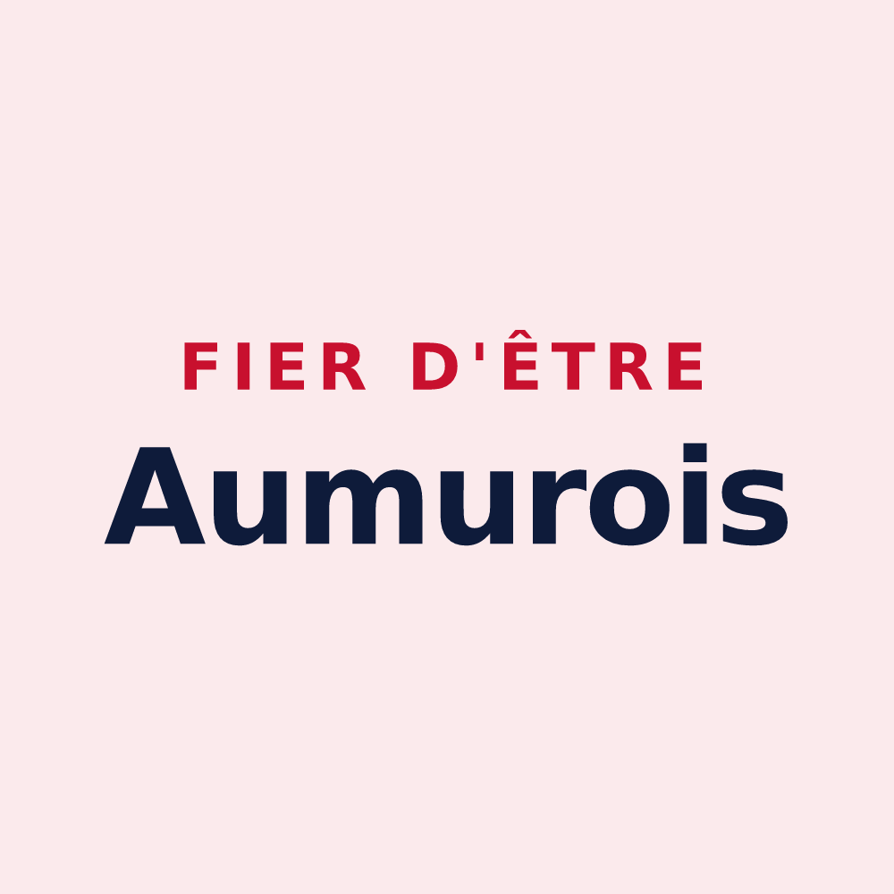 Magnet « Fier d'être Aumurois » — design pour Aumur