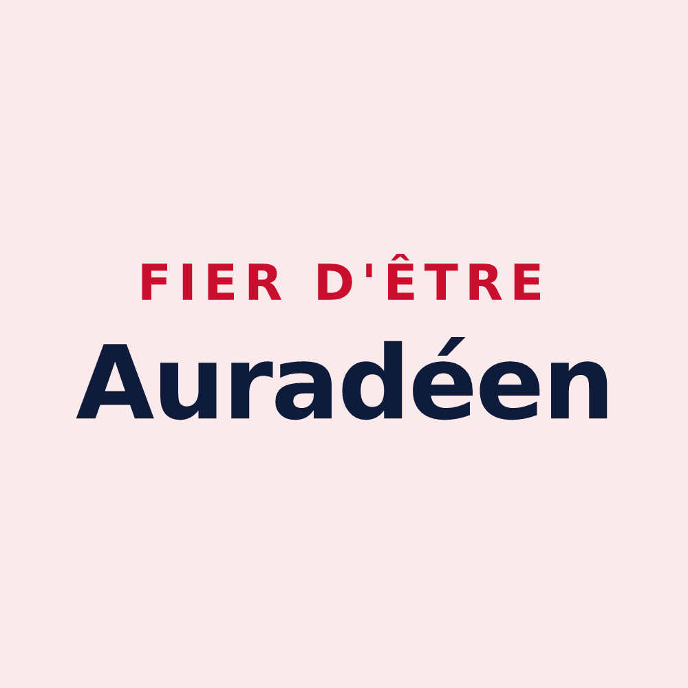 Magnet « Fier d'être Auradéen » — design pour Auradé