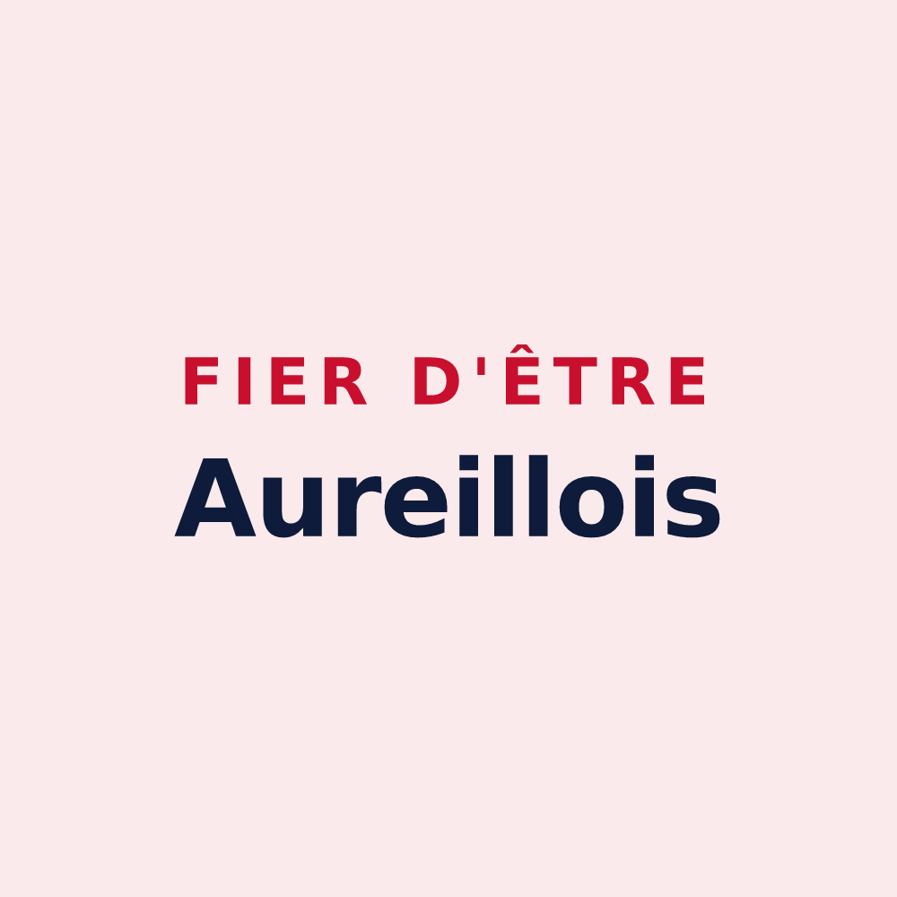 Magnet « Fier d'être Aureillois » — design pour Aureille