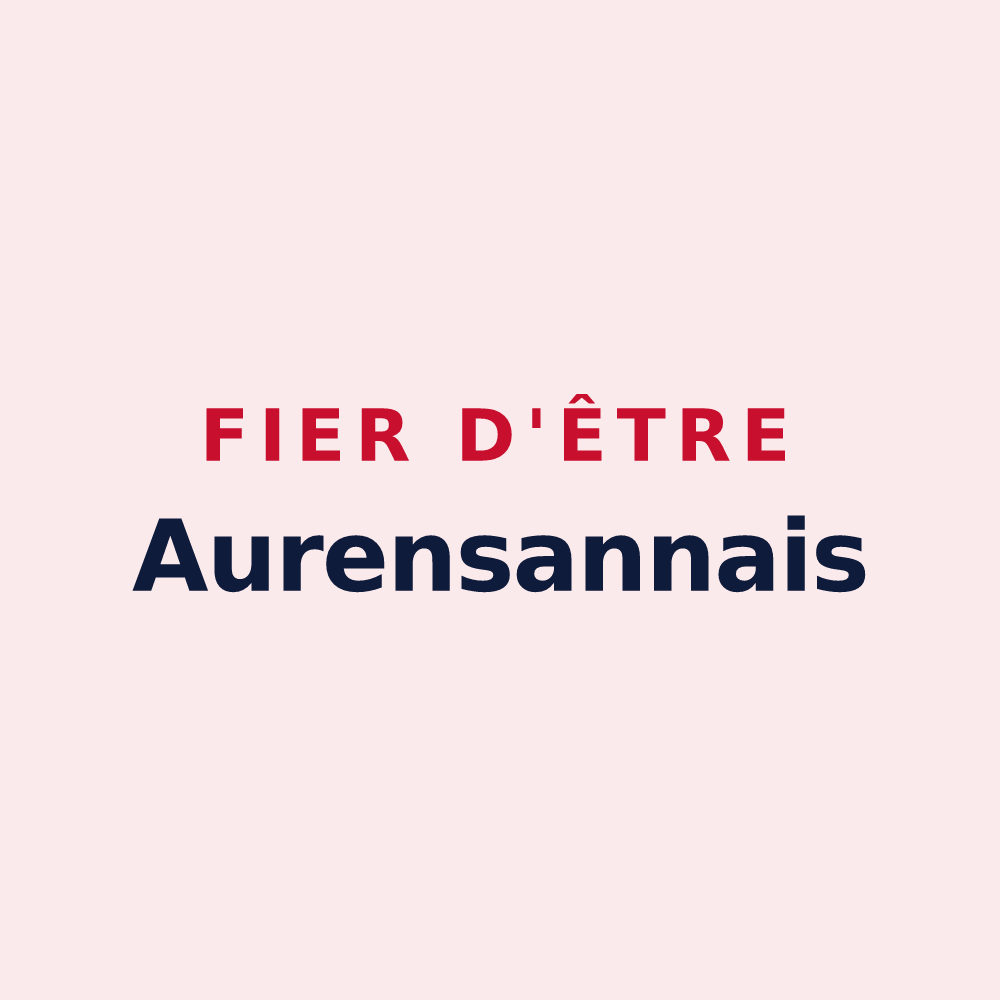 Magnet « Fier d'être Aurensannais » — design pour Aurensan