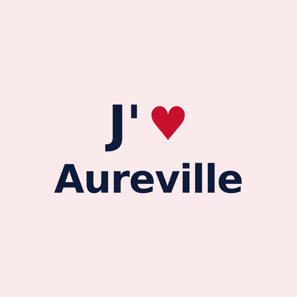 Magnet personnalisé Aureville — design J'aime Aureville