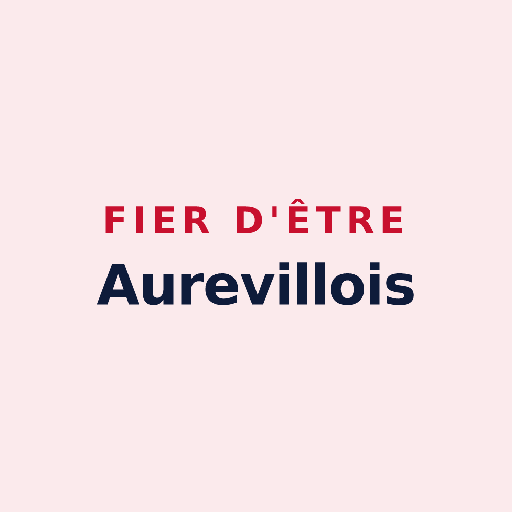 Magnet « Fier d'être Aurevillois » — design pour Aureville