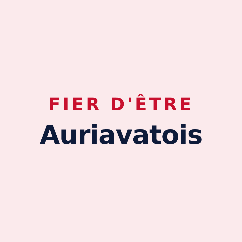 Magnet « Fier d'être Auriavatois » — design pour Auriébat