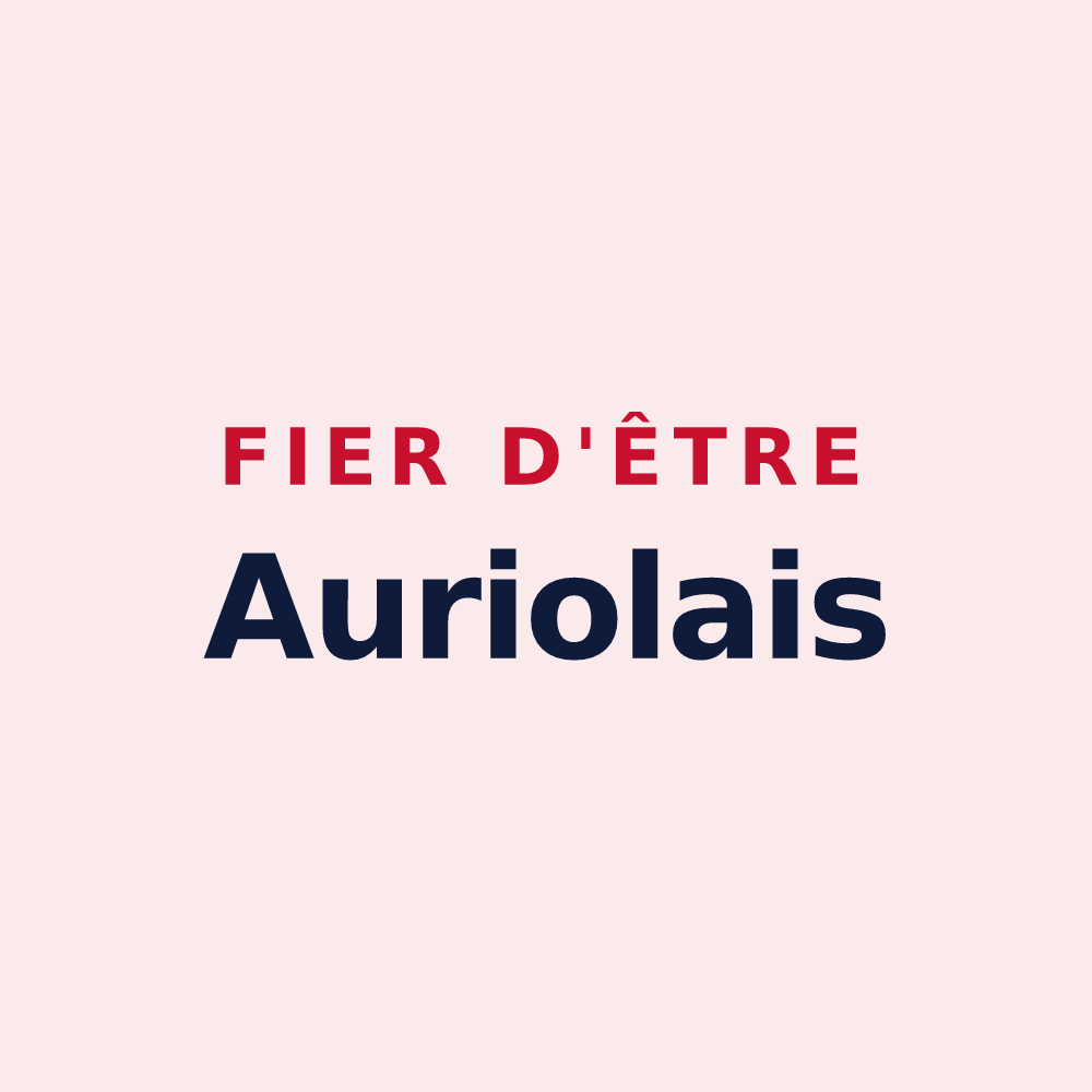 Magnet « Fier d'être Auriolais » — design pour Auriol