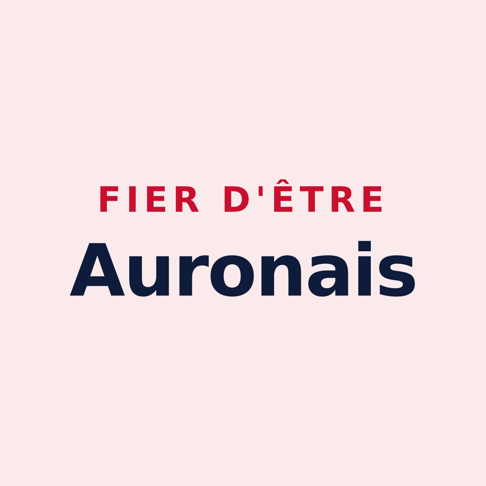 Magnet « Fier d'être Auronais » — design pour Aurons