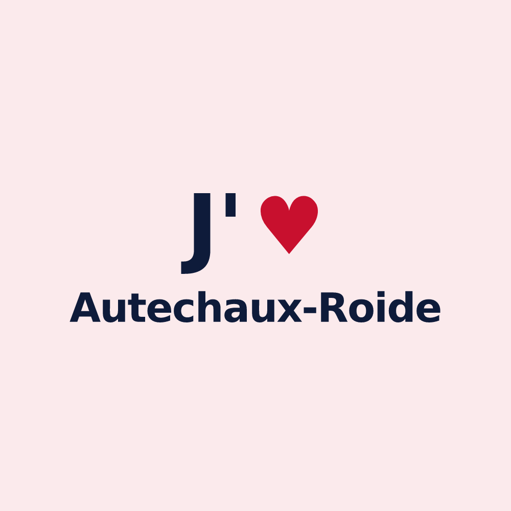Magnet personnalisé Autechaux-Roide — design J'aime Autechaux-Roide