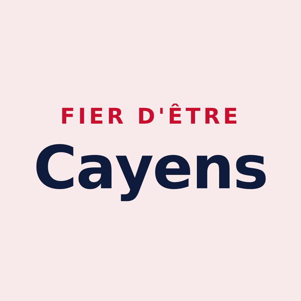 Magnet « Fier d'être Cayens » — design pour Autechaux