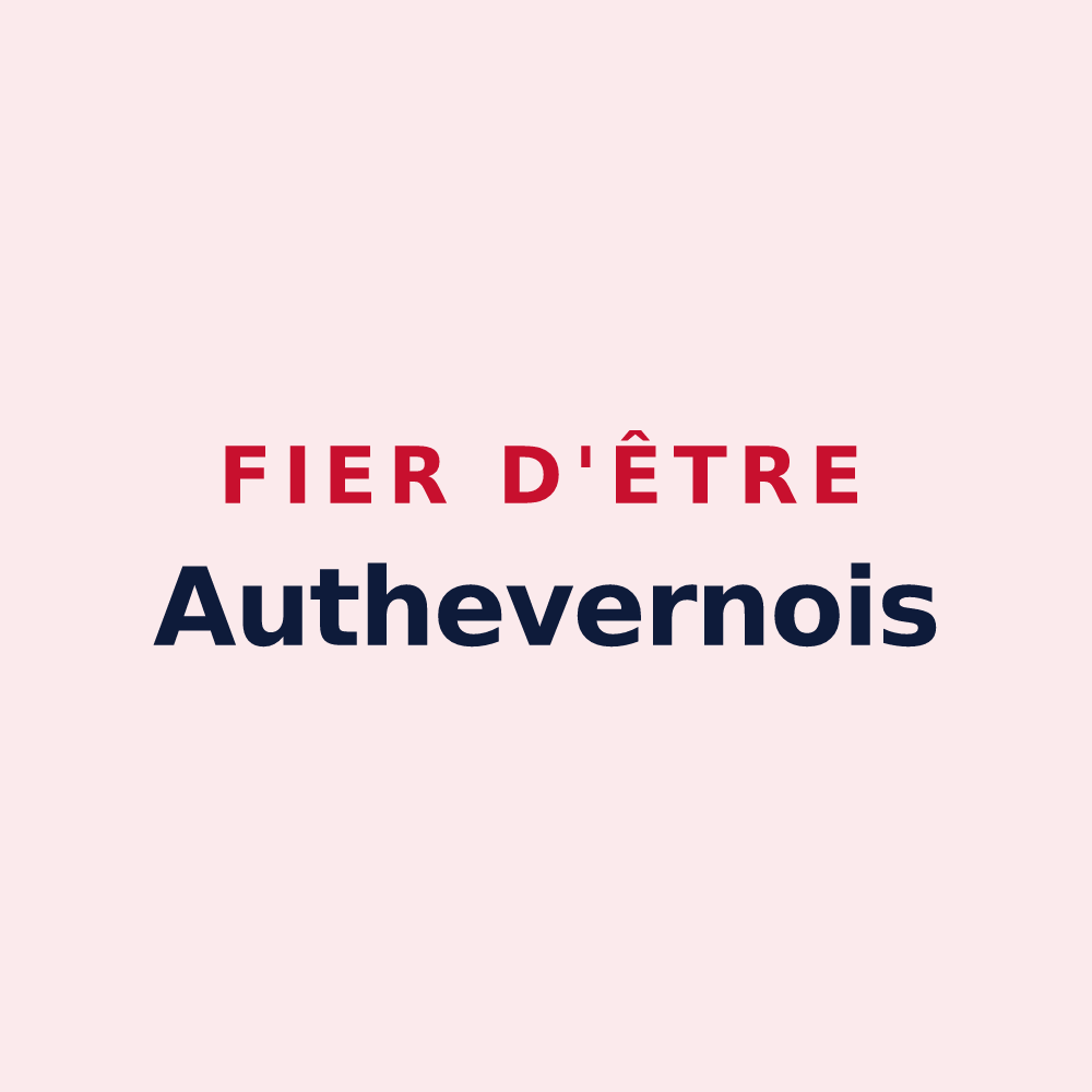 Magnet « Fier d'être Authevernois » — design pour Authevernes