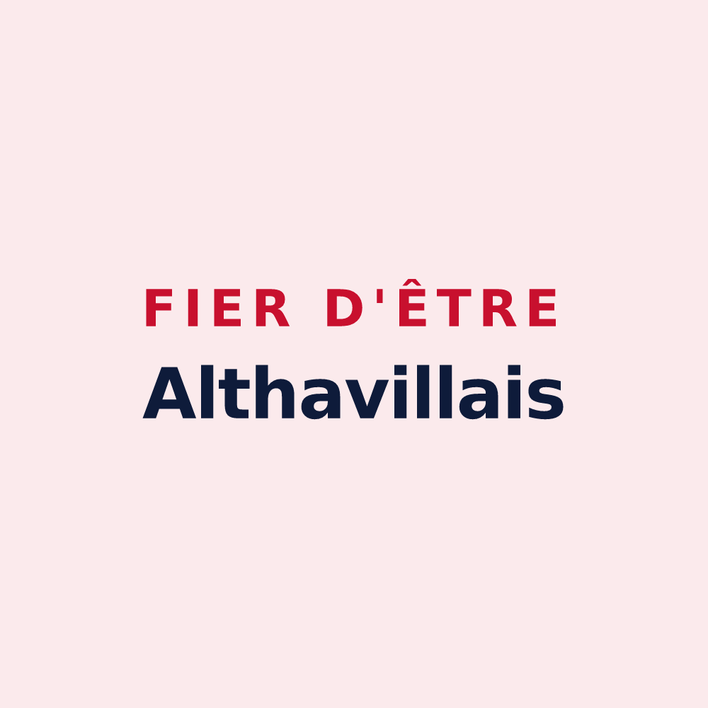 Magnet « Fier d'être Althavillais » — design pour Authie