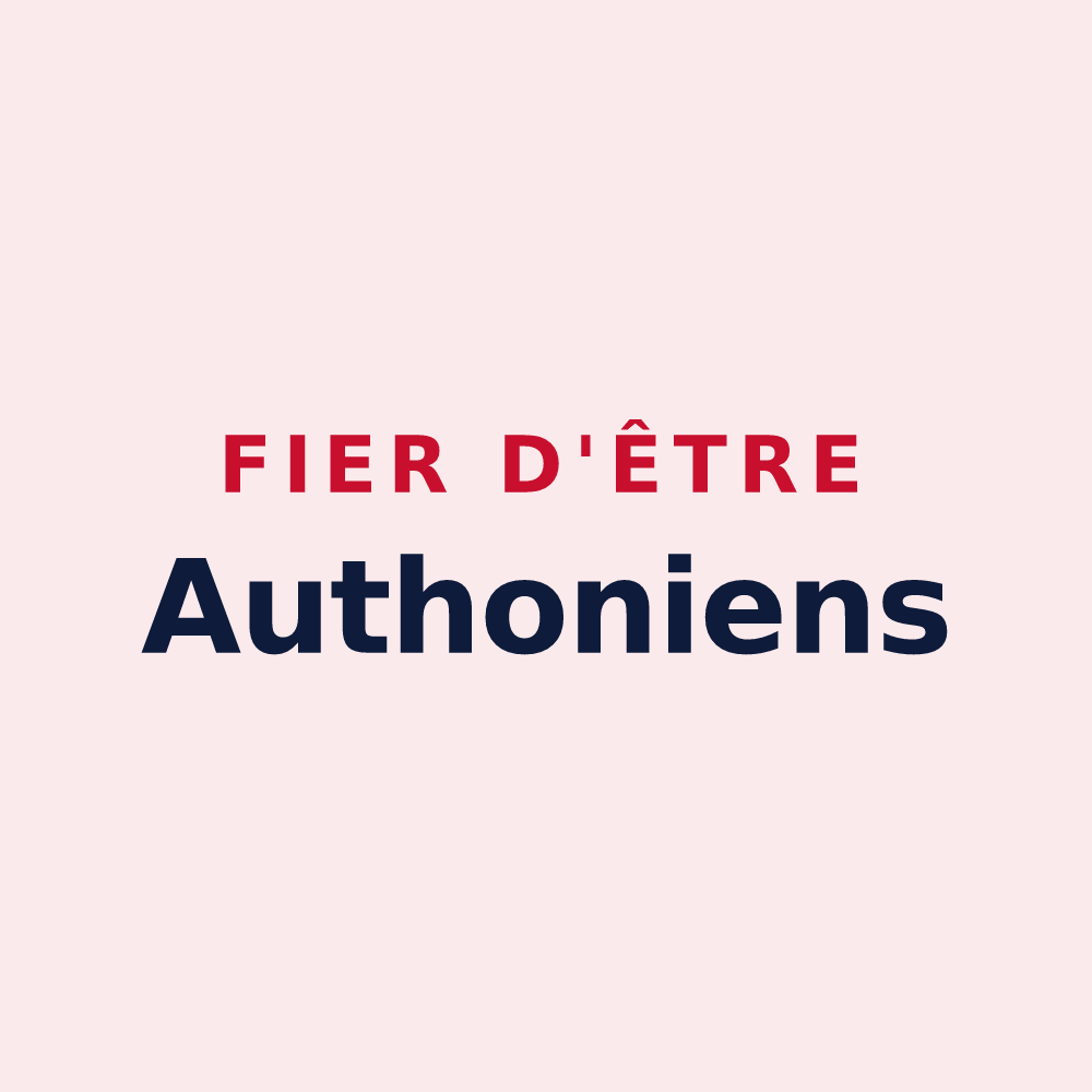 Magnet « Fier d'être Authoniens » — design pour Authou