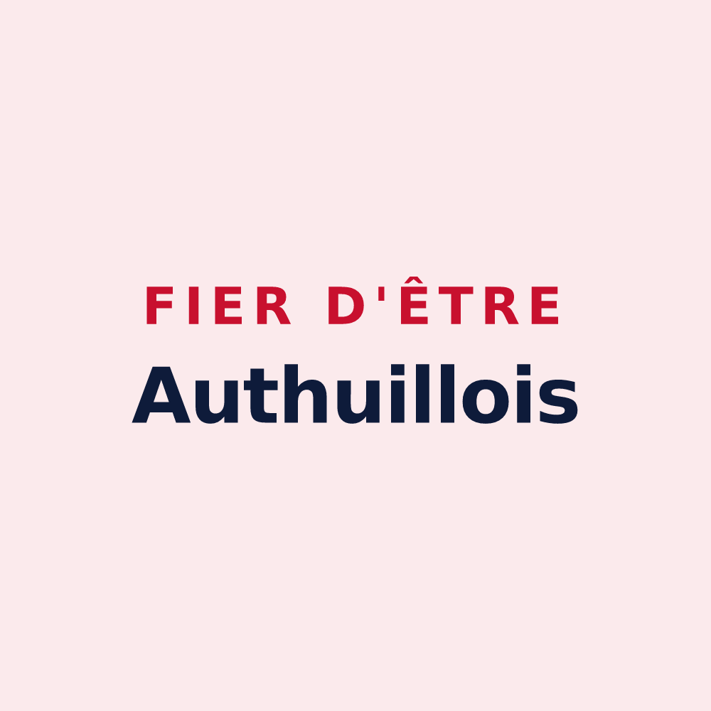 Magnet « Fier d'être Authuillois » — design pour Authuille