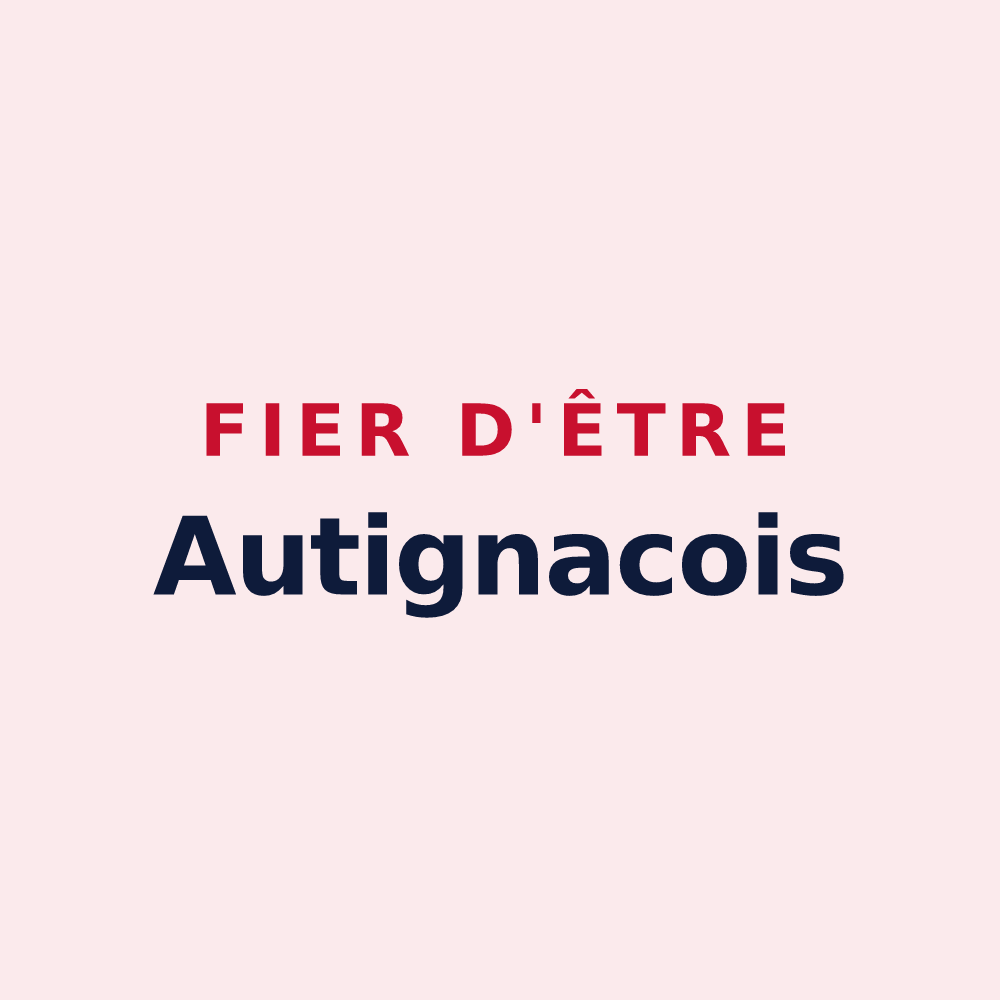 Magnet « Fier d'être Autignacois » — design pour Autignac