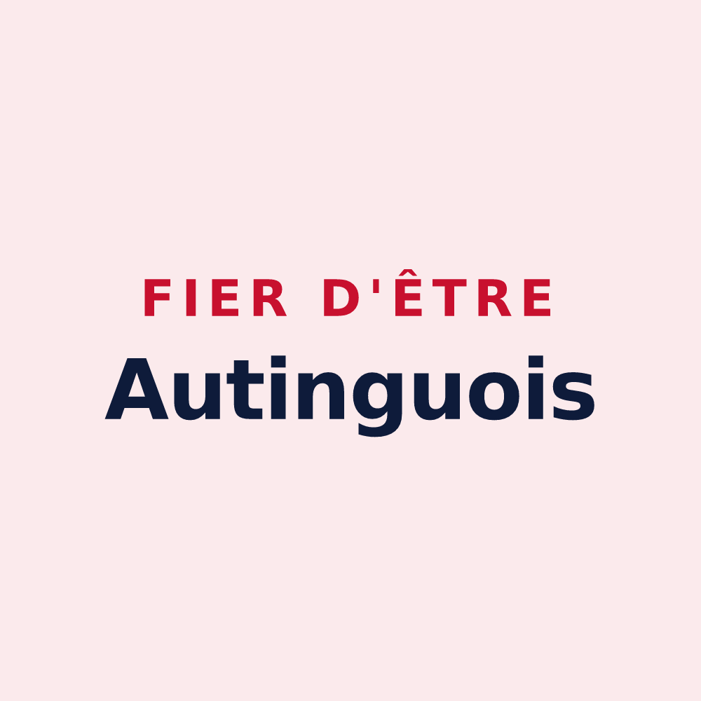 Magnet « Fier d'être Autinguois » — design pour Autingues