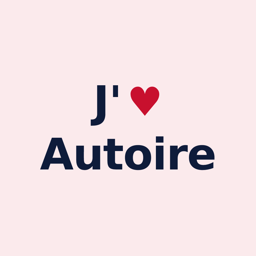 Magnet personnalisé Autoire — design J'aime Autoire