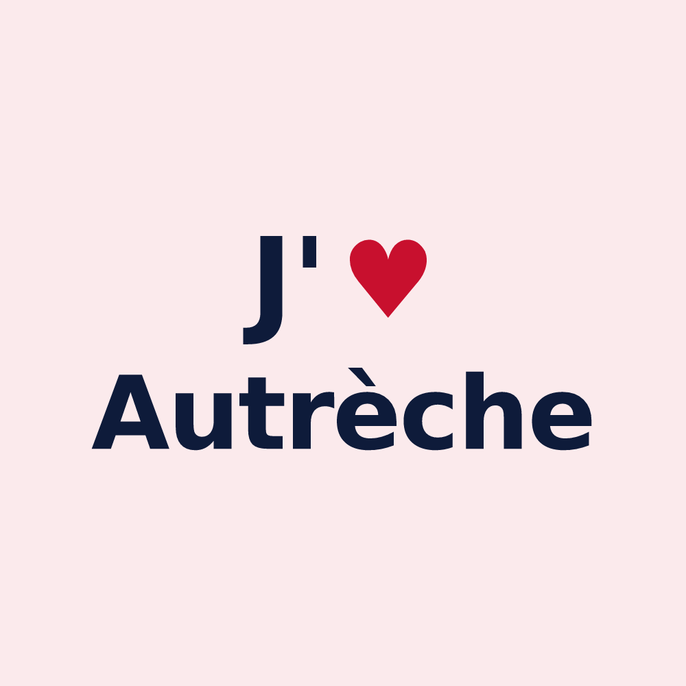 Magnet personnalisé Autrèche — design J'aime Autrèche