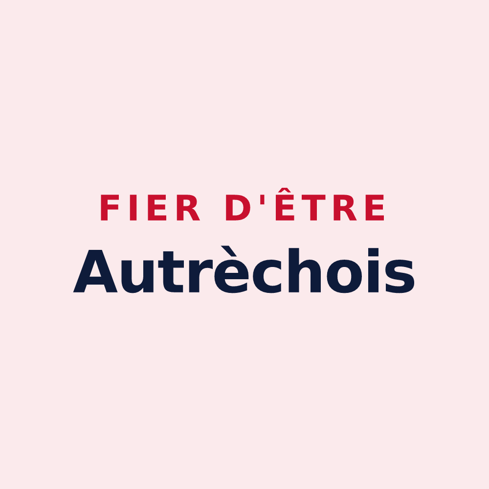 Magnet « Fier d'être Autrèchois » — design pour Autrèche