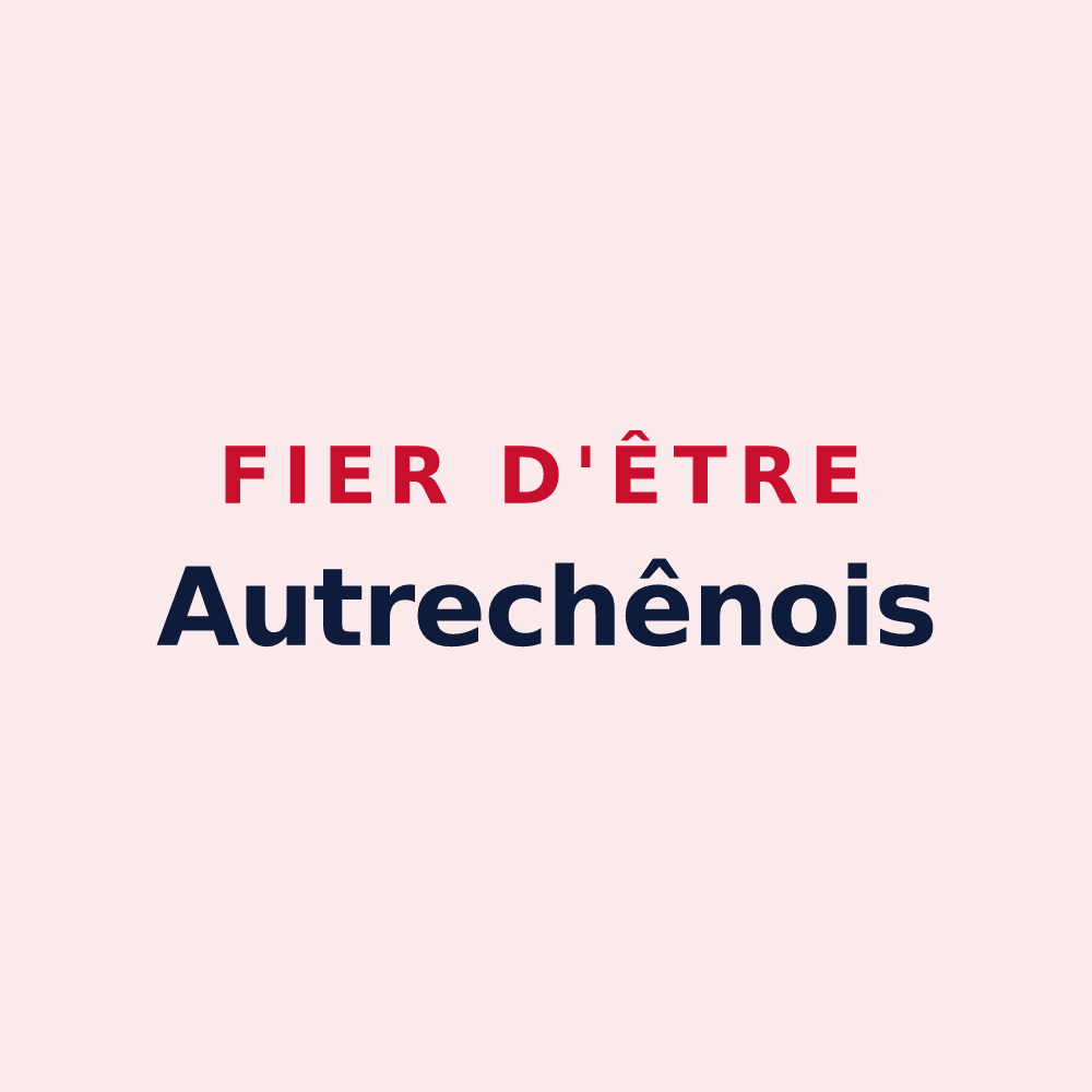 Magnet « Fier d'être Autrechênois » — design pour Autrechêne