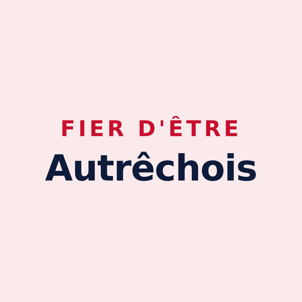 Magnet « Fier d'être Autrêchois » — design pour Autrêches