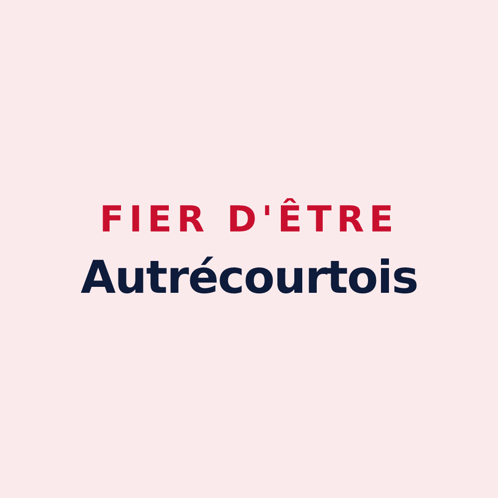 Magnet « Fier d'être Autrécourtois » — design pour Autrécourt-sur-Aire
