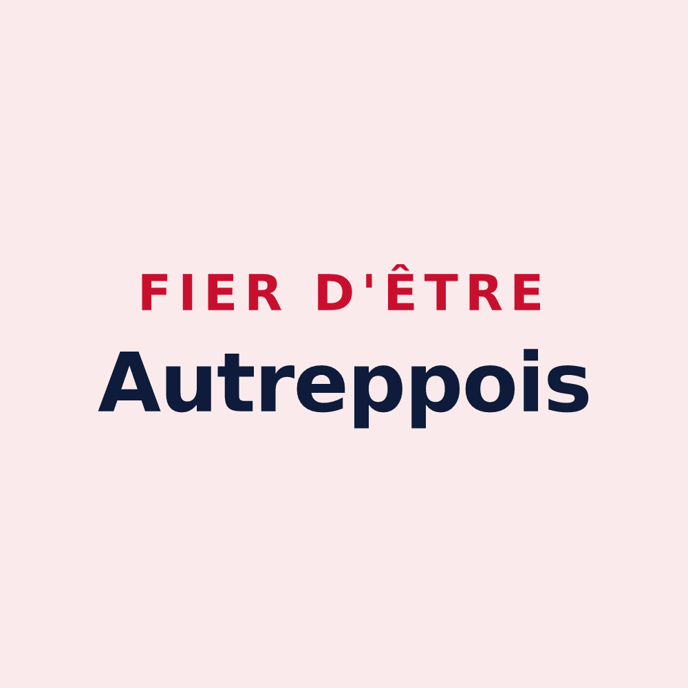 Magnet « Fier d'être Autreppois » — design pour Autreppes