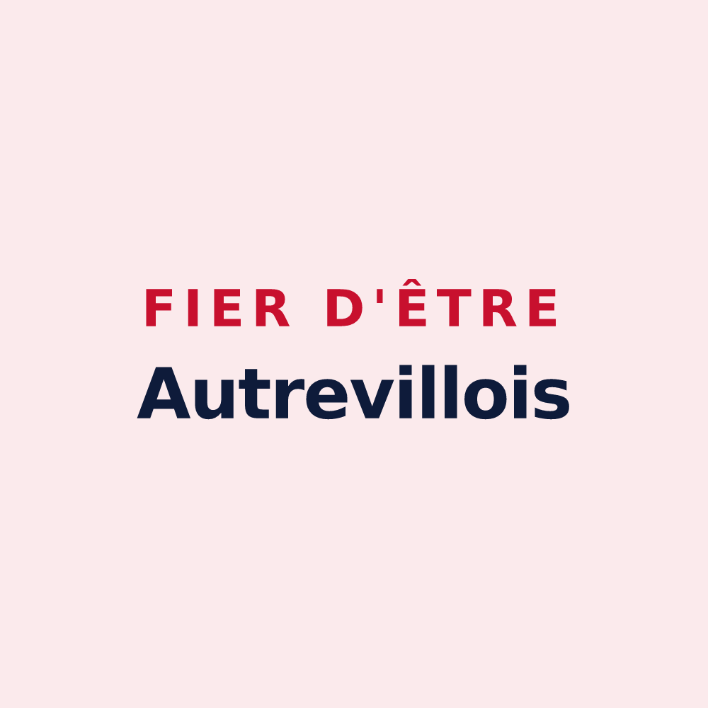 Magnet « Fier d'être Autrevillois » — design pour Autreville-sur-Moselle