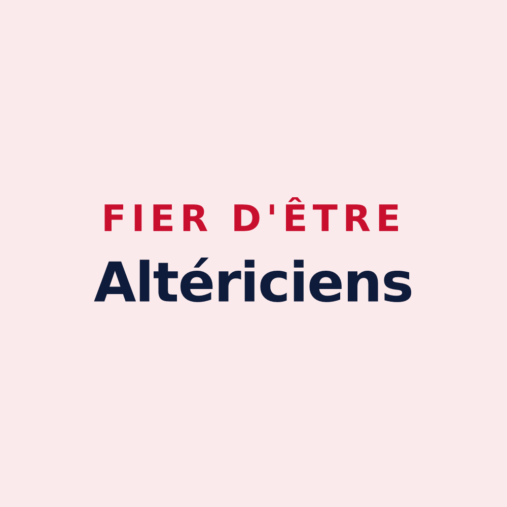 Magnet « Fier d'être Altériciens » — design pour Autrey
