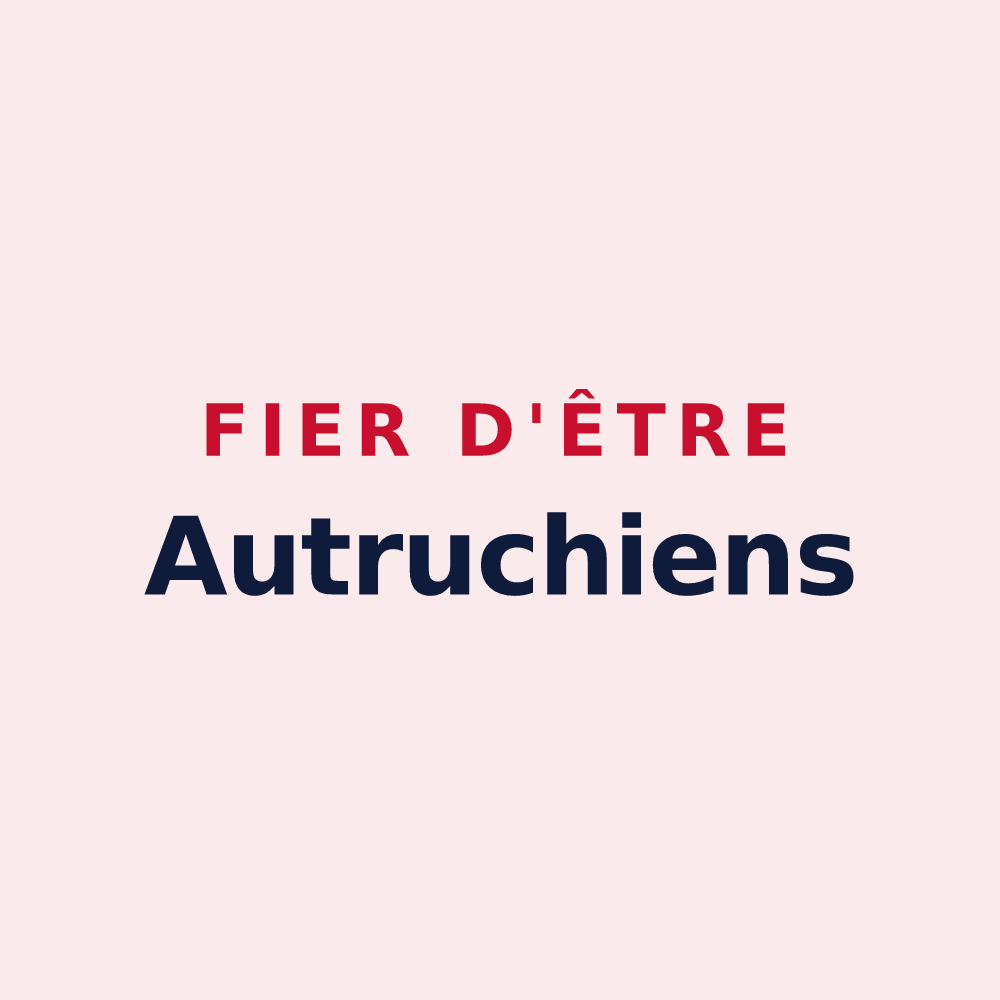 Magnet « Fier d'être Autruchiens » — design pour Autruche