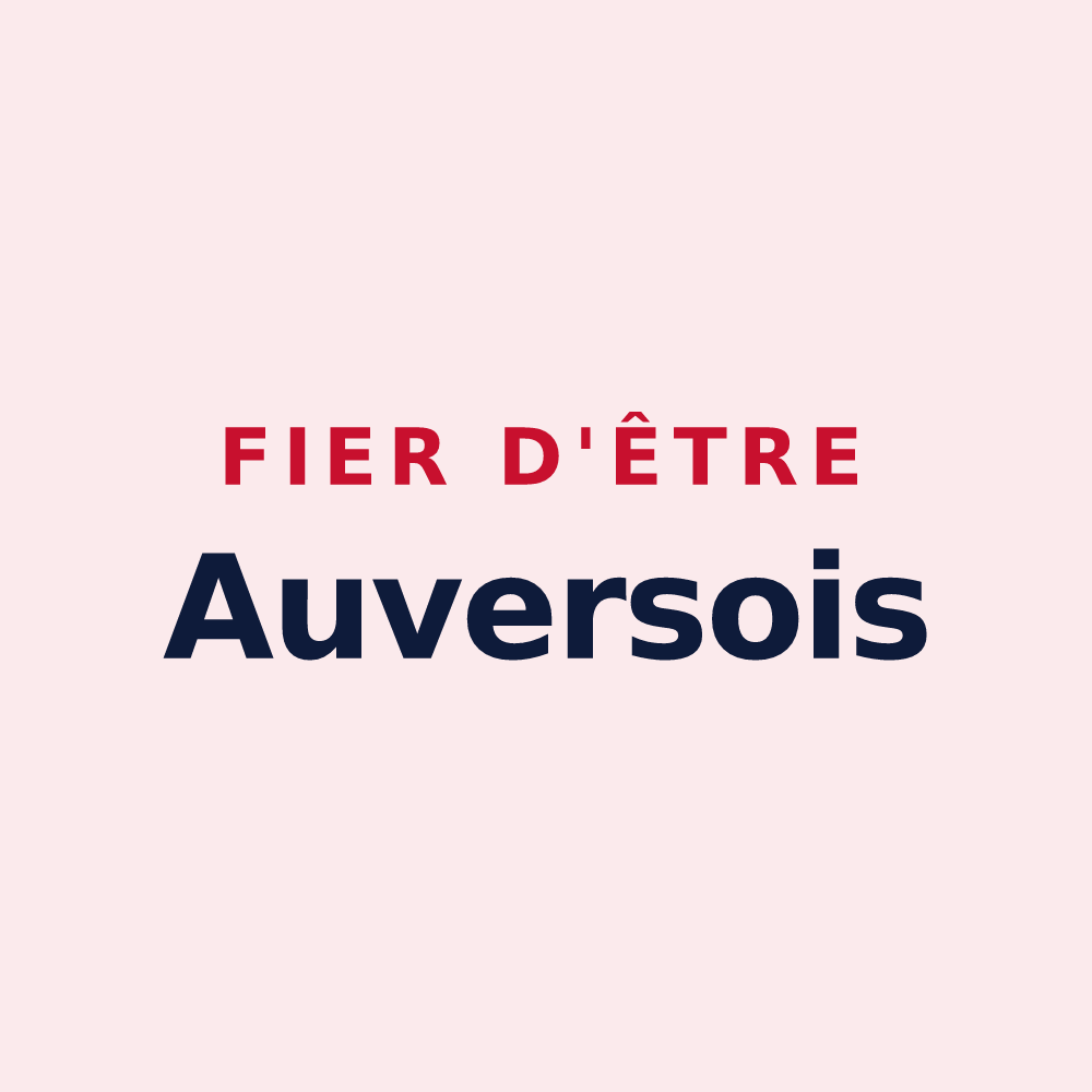 Magnet « Fier d'être Auversois » — design pour Auvers-sous-Montfaucon