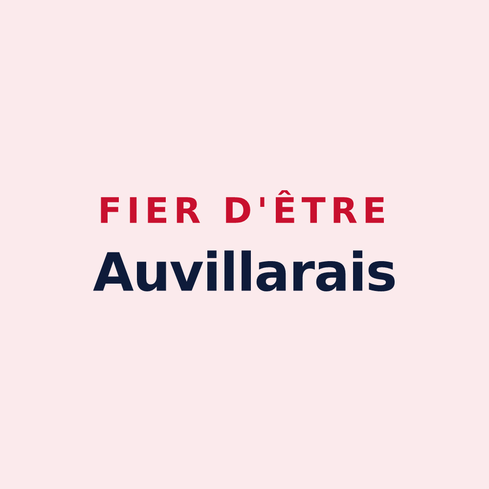 Magnet « Fier d'être Auvillarais » — design pour Auvillar