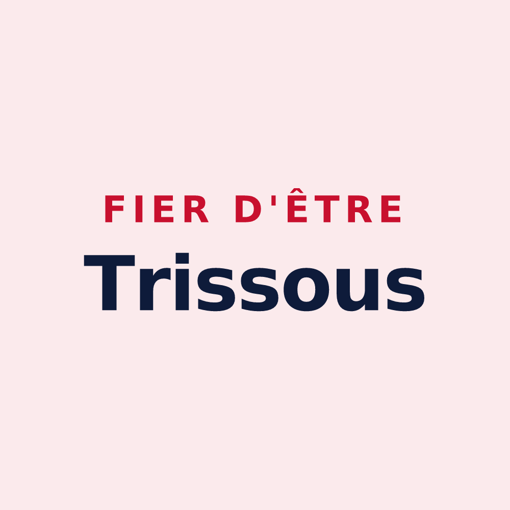 Magnet « Fier d'être Trissous » — design pour Auxelles-Bas