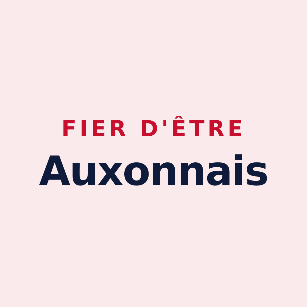 Magnet « Fier d'être Auxonnais » — design pour Auxonne