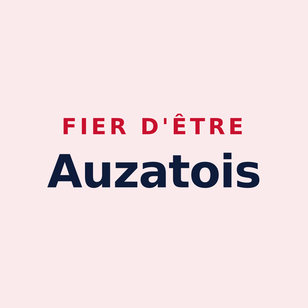Magnet « Fier d'être Auzatois » — design pour Auzat-la-Combelle