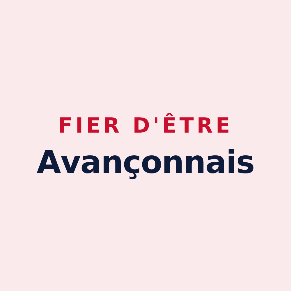 Magnet « Fier d'être Avançonnais » — design pour Avançon