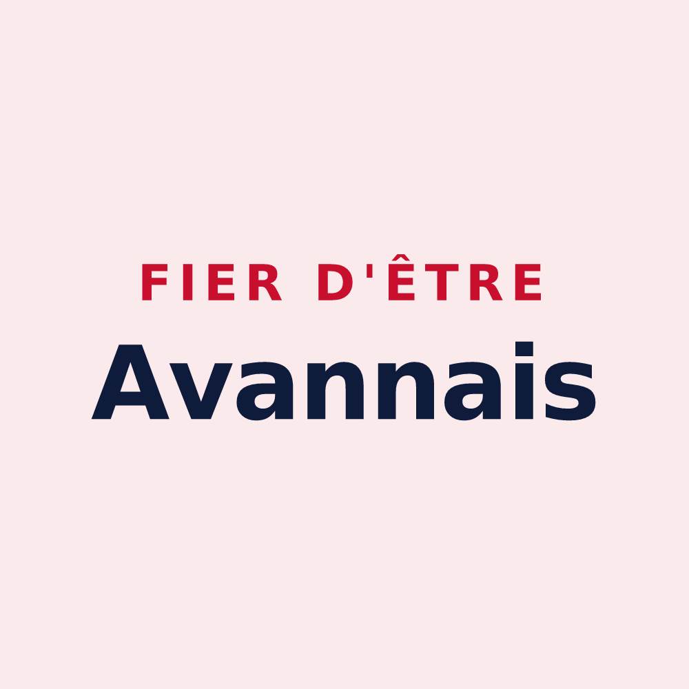 Magnet « Fier d'être Avannais » — design pour Avanne-Aveney