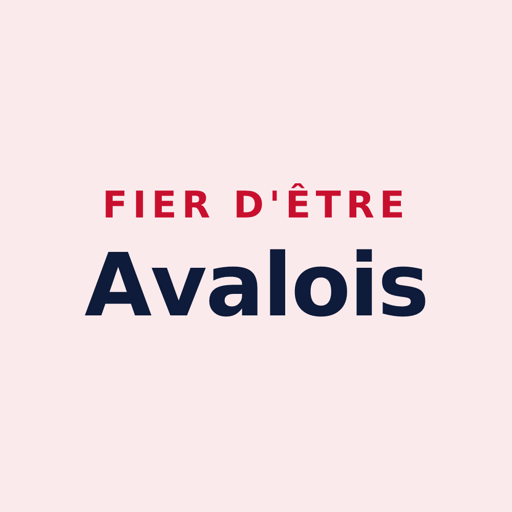 Magnet « Fier d'être Avalois » — design pour Avaux