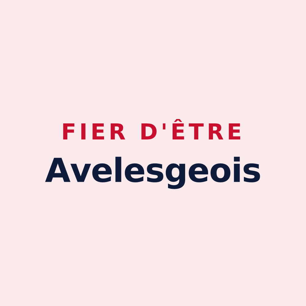 Magnet « Fier d'être Avelesgeois » — design pour Avelesges
