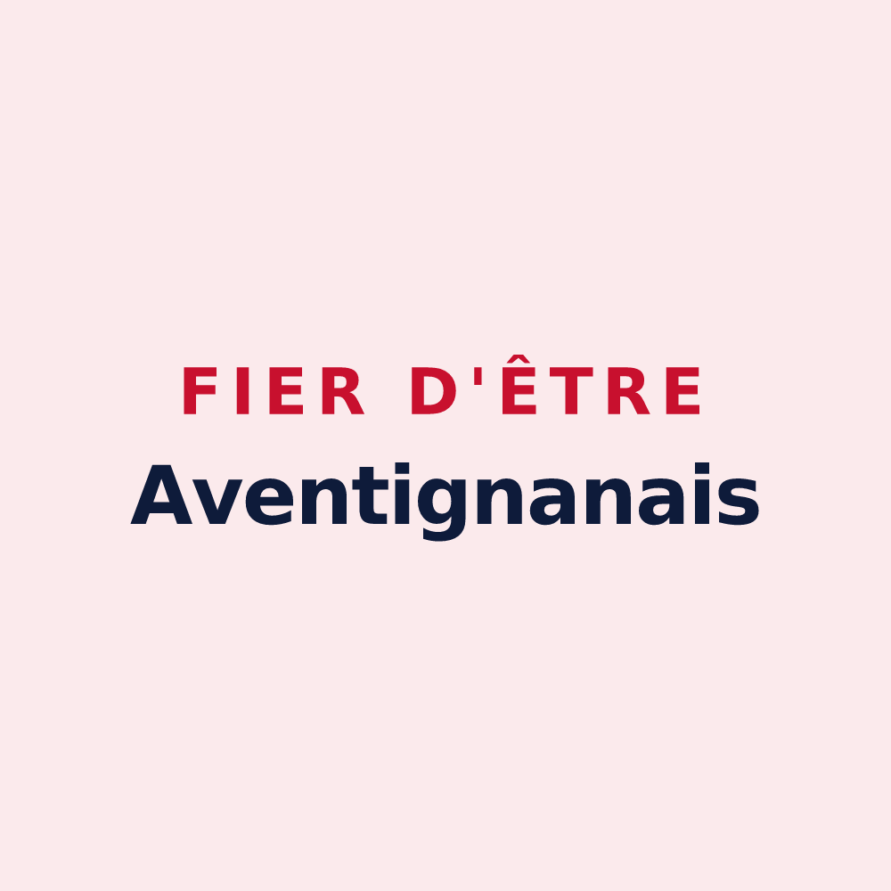 Magnet « Fier d'être Aventignanais » — design pour Aventignan